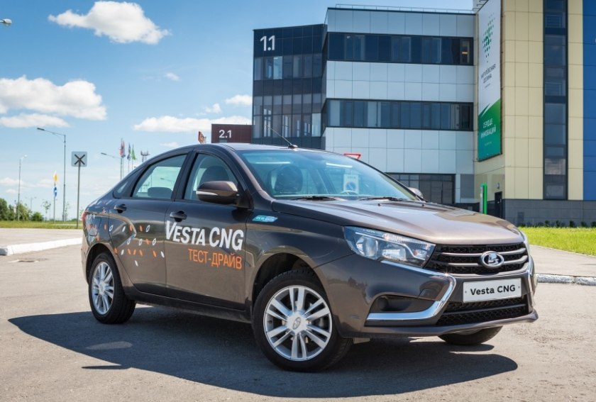 LADA Vesta CNG выходит на российский рынок